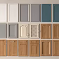 Various Design Hinged Doors With Different Colors And Wooden Panels For Home Interior