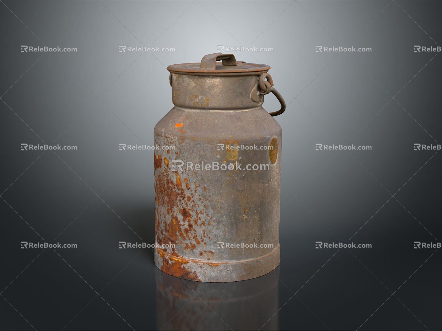 Jar Milk Jar Jar Jar Jar Realistic Container 3d model