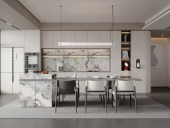 Modern Restaurant 3d model