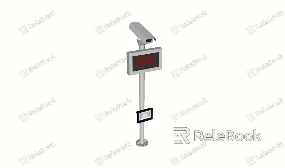 Modern Gate Intelligent Parking System Signs model