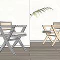 Modern Dining Chairs With Crossed Leg Design Black And Light Wood In Minimalist Interior