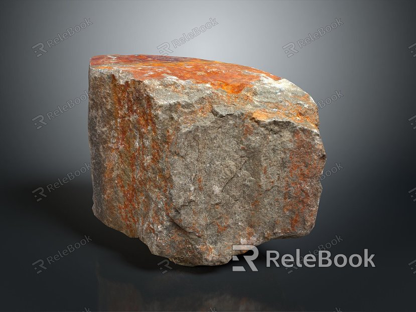 Rock Rock Block Rock Block Rock Specimen Boulder Big Stone Block Rock Stratum Rock Stratum Rock Stratum Rock model