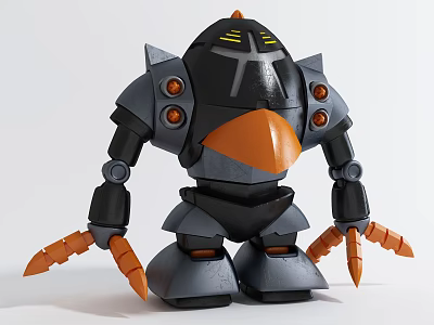 Modern Robot Toys 3d model Modern Robot Toys 3d model