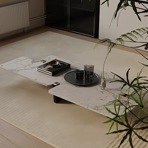 Modern coffee table 3d model