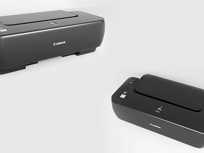Black Canon Compact Printers Perfect Office Appliances For Modern Workspace Use 3d model