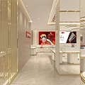 Traditional Gold Jewelry Storefront With Elegant Window Displays And Classic Design