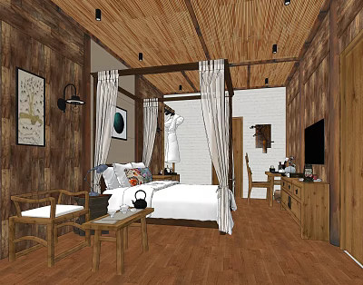 Rooms Hotel Rooms 3d model