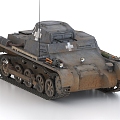 A22 Tank One A Tank World War II Tank German Tank 3d model