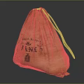 Vintage Canvas Bank Money Bag With First National Bank Logo And Green Dollar Sign
