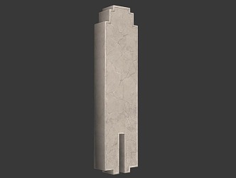 New Chinese Pillar 3d model