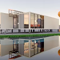 modern container 3d model