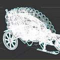 Steampunk Inspired Vintage Vehicle Design With Circular Metal Accents Large Wheels And Copper Details
