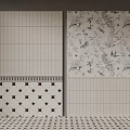 Various Tile Designs With Striped Patterns Floral Bird Motifs And Geometric Borders
