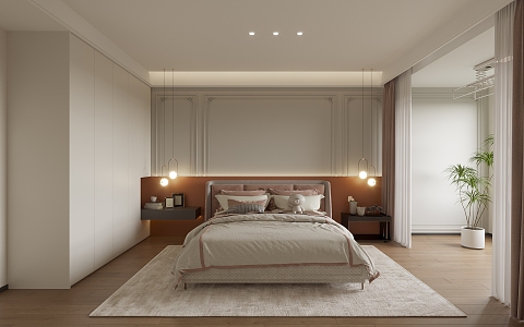 French Bedroom 3d model