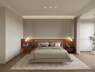 French Bedroom 3d model