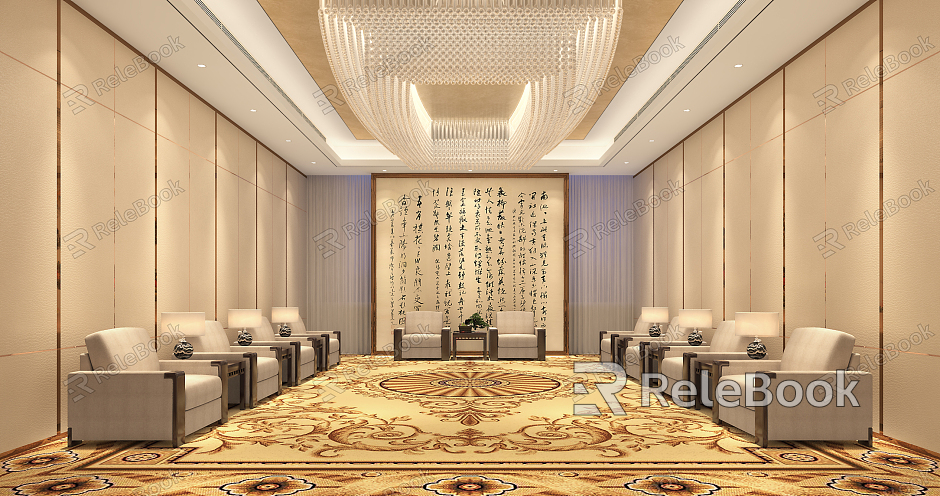 New Chinese Reception Room model