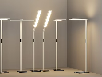 Modern Floor Lamp Eye Protection Road Lamp Internet Red Street Lamp 3d model
