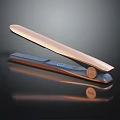 Sleek Modern Copper Hair Straightener With Reflective Surface And Professional Features 3d model