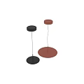 Modern Minimalist Pendant Lights With Round Shades And Spherical Bulbs In Different Colors