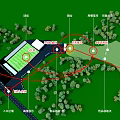 Outdoor Park Area Design Featuring Entrance Square Basketball Court Activity Lawn And Rest Seats