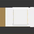Modern White TV Stand With Storage Compartments And Wooden Base Sleek Structure And Reflective Surface