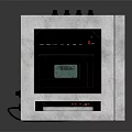 WTR-2500 Equipment With Silver Metal Casing Green Label Ventilation Holes Control Buttons And Digital