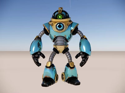 Robot toy electric robot 3d model