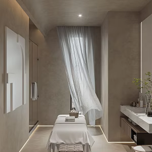 Quiet SPA Room 3d model