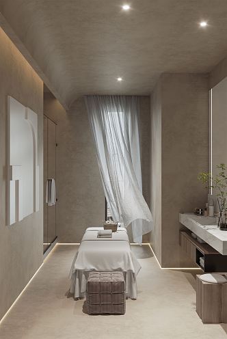 Quiet SPA Room 3d model