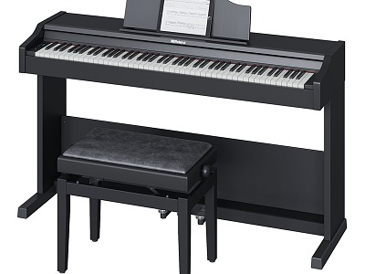 Modern Piano Roland 3d model