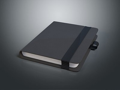 Modern Notebook Book Document 3d model