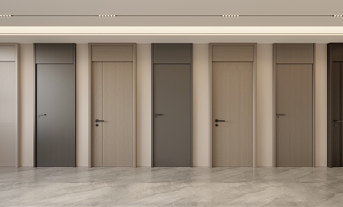 Modern door 3d model