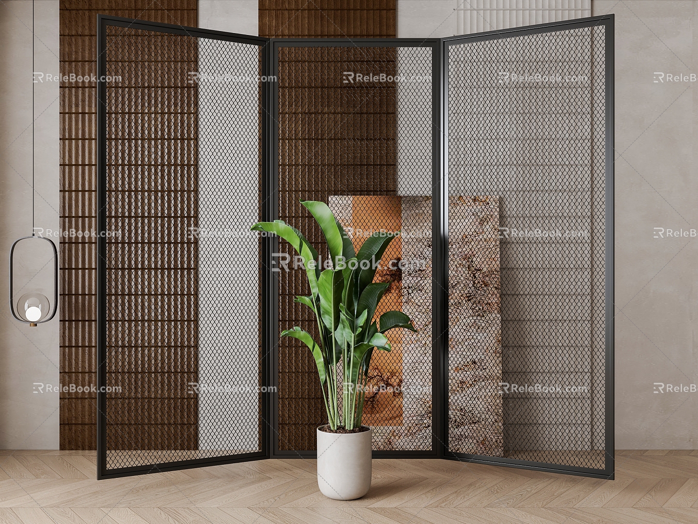 Metal partition 3d model