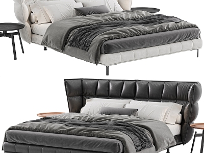 Background double bed model