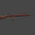 Vintage Bolt Action Rifle Featuring Wooden Stock And Metal Barrel Design