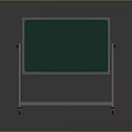 Portable Green Board Hanger With Metal Stand For Display And Writing