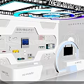 State Grid New Energy Exhibition Booth With Modern Design And Display Equipment