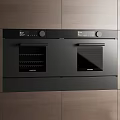 Modern Black Built in Kitchen Appliances With Sleek Design And Digital Controls