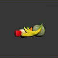 Vibrant Assorted Fresh Fruits Including Orange Cantaloupe Banana Apple Peach And Strawberry