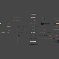 Firearms Weapon Pack 3d model