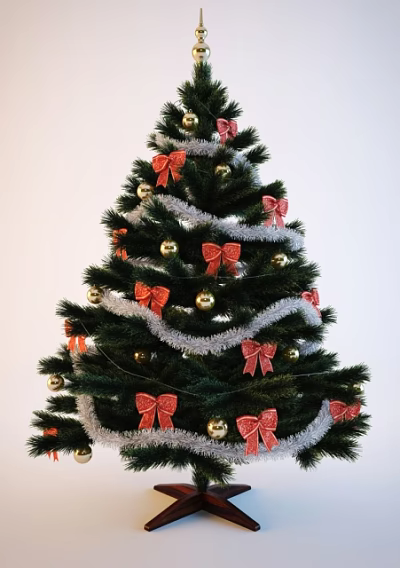 Christmas tree 3d model Christmas tree 3d model