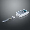 White Digital Health Monitoring Device With LCD Display And Probe For Home Use