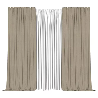 Curtains 3d model