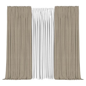 Curtains 3d model