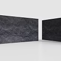 Dark Textured Stone Background Wall Design For Modern Interior Spaces