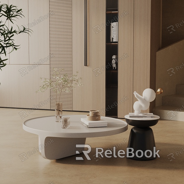 Modern coffee table model