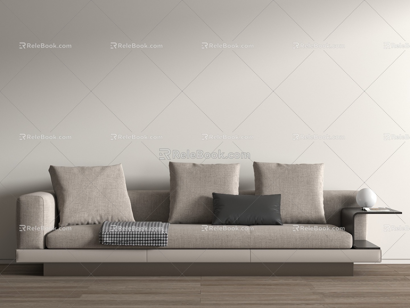 Minotti Milotti Sofa 3d model