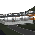 Scenic Detached Villa With Traditional Modern Architecture And Mountain Lake Views