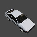 Toyota Corolla AE86 car 3d model