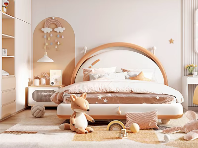 Modern Children's Room 3d model